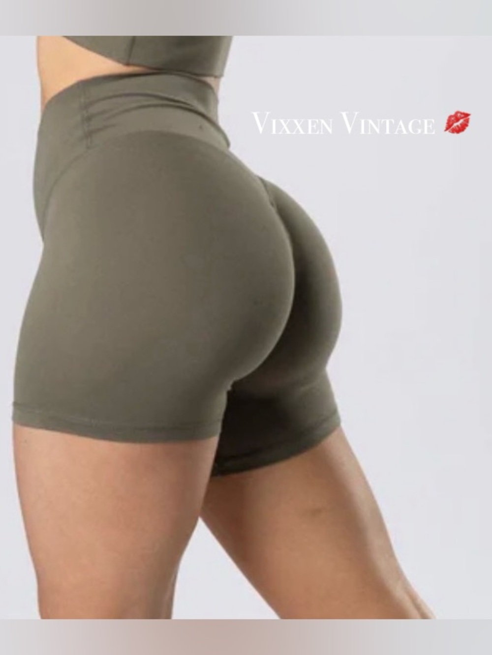 PARAGON RECSTRETCH 'LEVITATE HIGH-RISE SCULPTSEAM PLUS SHORTS 5"' IN EVERGLADES